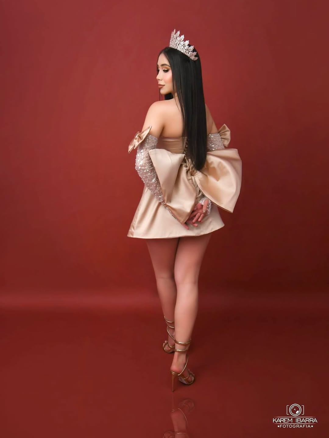 Vestido de noche elegante - Michelle Rodríguez Atelier